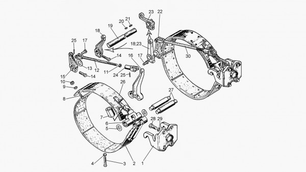 Тормоза с механизмом управления 18-18-2СП