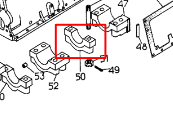 Крышка промежуточного подшипника 011012
